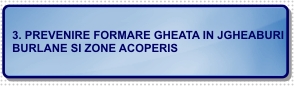 Prevenire formare ghiata in jgeaburi si burlane